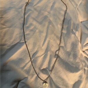 Chic Silver Heart Pendant Necklace